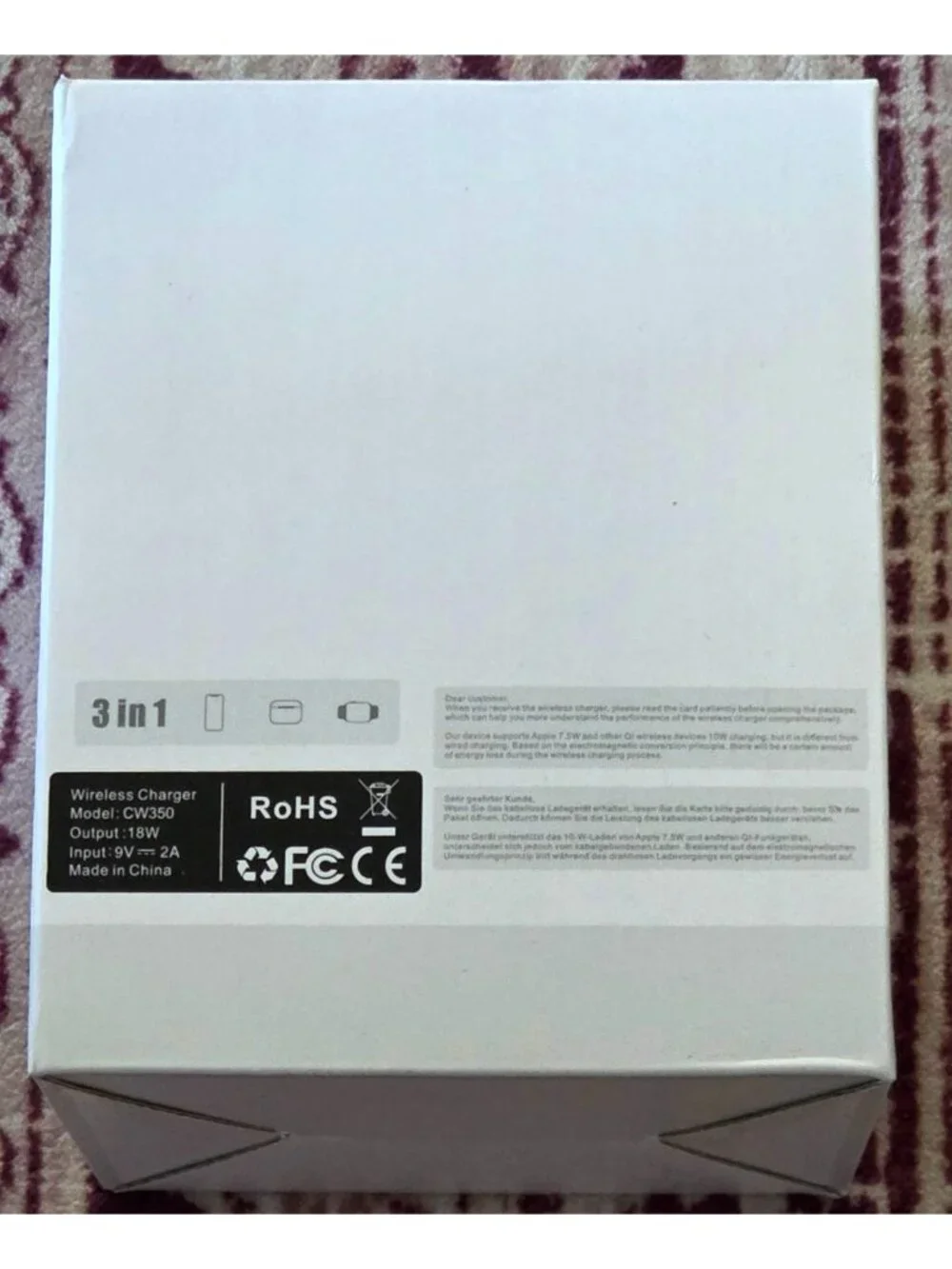 Anlmz 3-in-1 Charging Station iPhone 17 16 Wireless Charger Fast New Sealed USBC